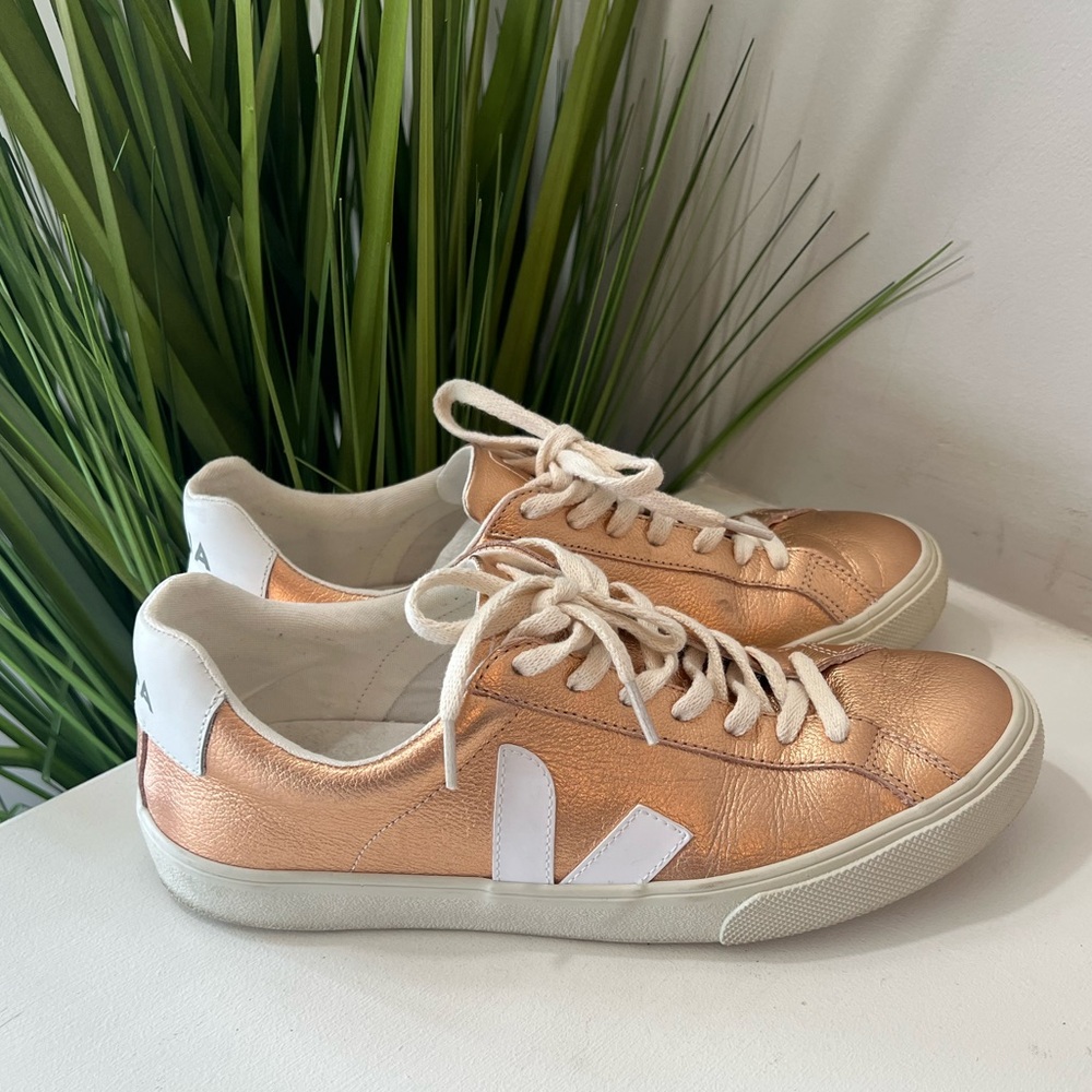 Veja Esplar Rose Gold Sneakers Size 41